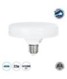 GLOBOSTAR® UFO 60069 Λάμπα E27 F120 LED 22W 2200lm 180° AC 220-240V IP20 Ψυχρό Λευκό 6000K - Lumileds SMD Chip - Λευκό Γαλακτερό - Μ12 x Π12 x Υ7.5cm - 3 Χρόνια Εγγύηση